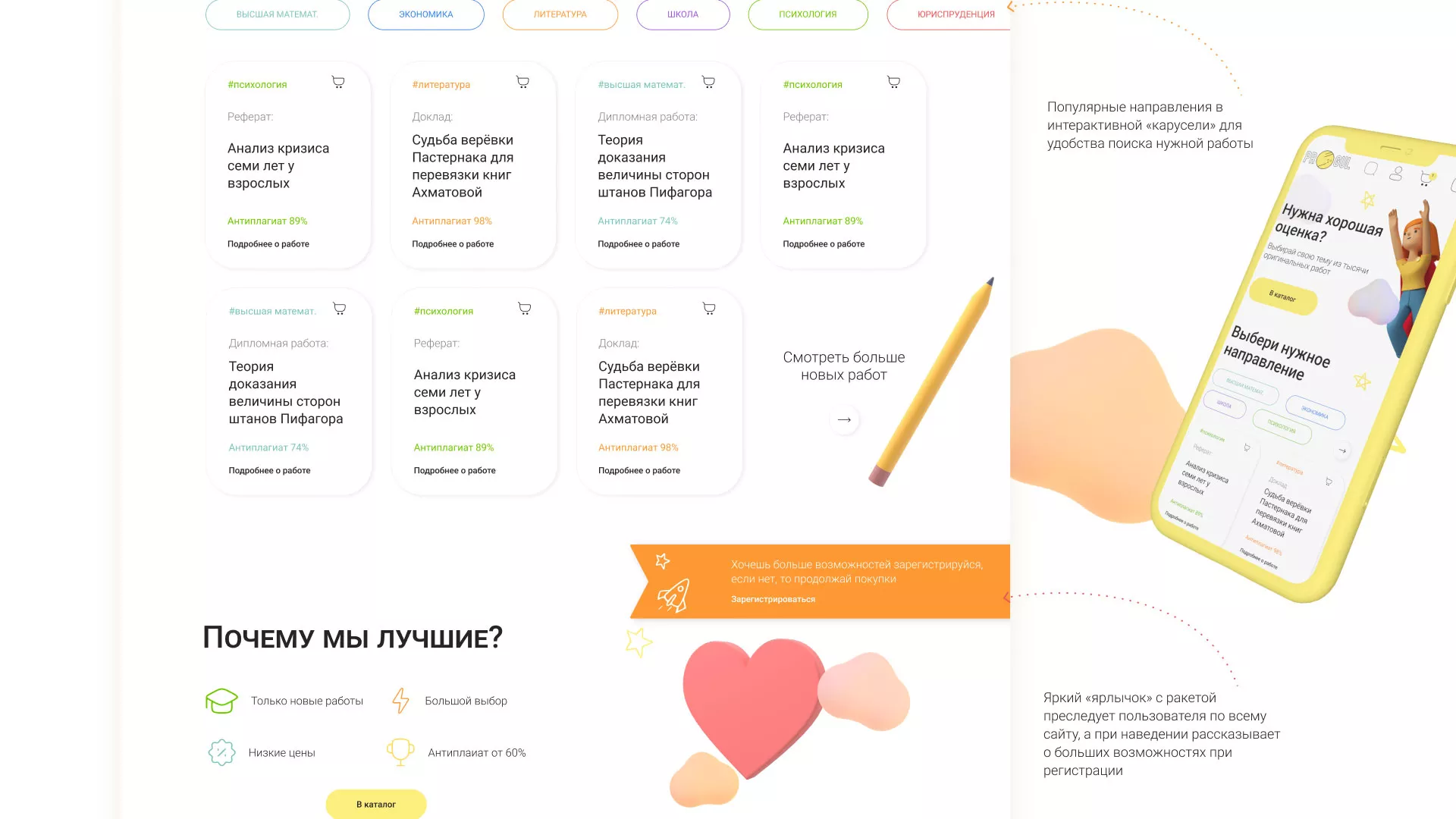 Создание онлайн-сервиса в Перми по рефератам и курсовым работам