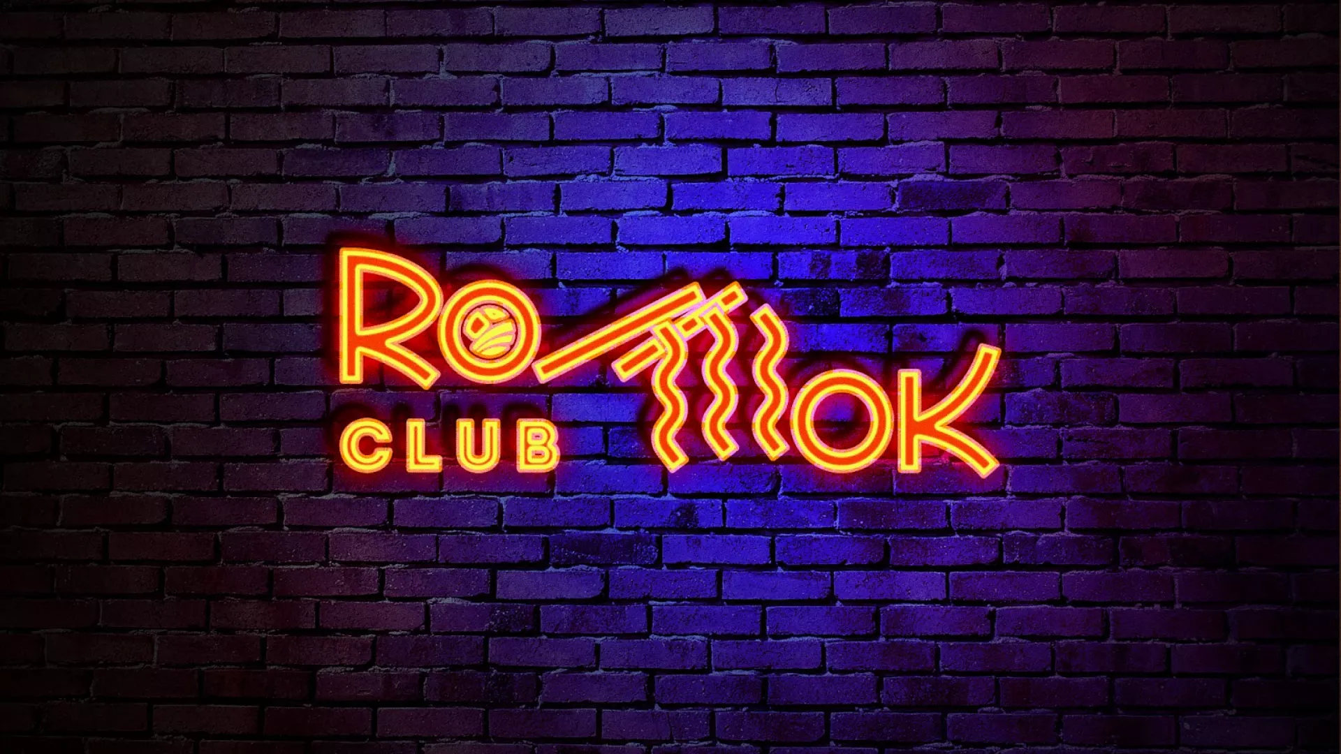 Разработка интерьерной вывески суши-бара «Roll Wok Club» в Перми